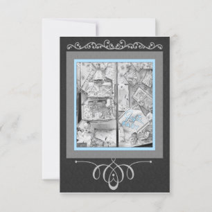 Invitation Cadeaux de fenêtre de la boutique d'antiquités pou