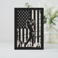Cadeaux de golf Drapeau américain Anniversaire Fêt