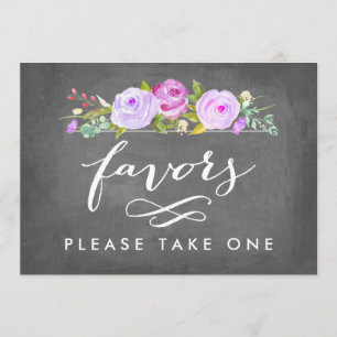 Invitation Cadeaux de mariage Rose Garden Veuillez en prendre