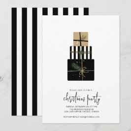 Invitation Cadeaux de Noël modernes