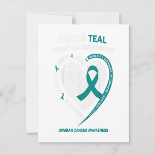 Invitation Cadeaux de sensibilisation au cancer de l'ovaire R