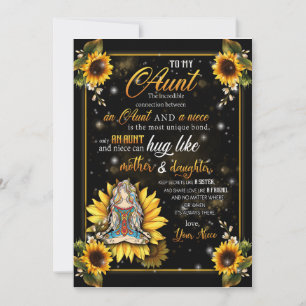 Invitation Cadeaux pour Tante   Lettre à ma tante amour de ni