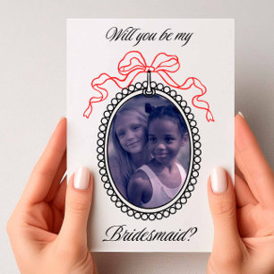 Invitation Cadre à perles vintages avec proposition de Brides