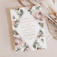 Cadre floral et Mariage d'image