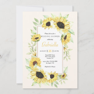 Invitation Cadre Tournesol