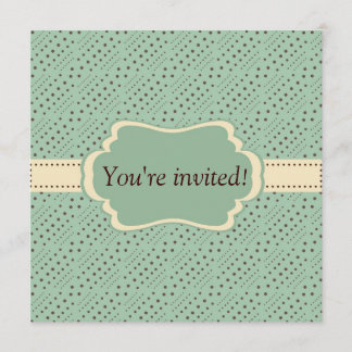 Invitation Cadre vintage