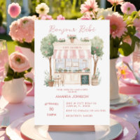 Café parisien Baby shower après-midi