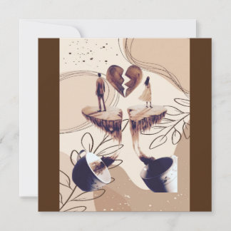 Invitation Café, tout ce dont nous avons besoin c'est café, f