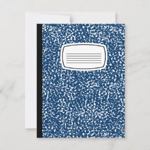 Invitation cahier de composition