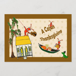 Invitation Cajun Thanksgiving