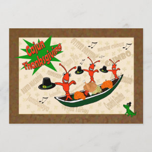 Invitation Cajun Thanksgiving