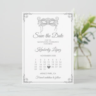 Invitation Calendrier Enregistrer la Date