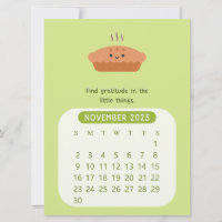 Calendrier mensuel de motivation de novembre 2025 