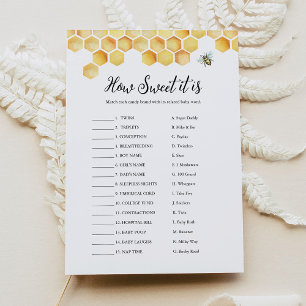 Invitation CALLA Bee Comme C'Est Doux C'Est Barre De Bonbons 