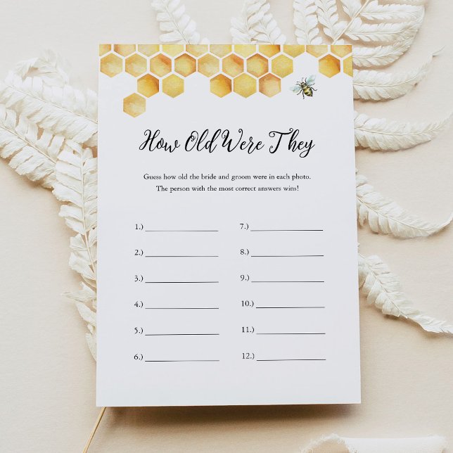 Invitation CALLA Bee Quel Âge Ont Été Ils Fête des mariées Je (Créateur téléchargé)