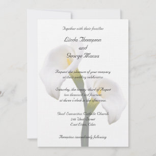 Invitation Calla Lilly