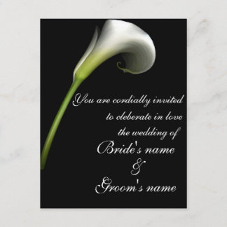 Invitation calla lily
