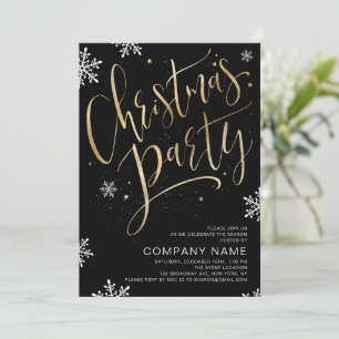Invitation Calligraphie manuscrite simple Noël