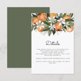 Invitation Calliope - Boîtier d'aquarelle orange tropicale