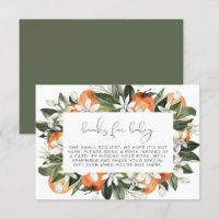 CALLIOPE Little Cutie Livres orange pour Baby Card