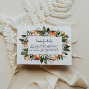 Invitation CALLLIOPE Cutie Oranges Livres pour Boîtier bébé