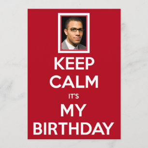 Invitation Calme c'est mon anniversaire