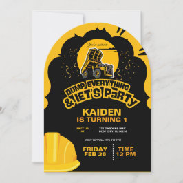 Invitation Camion de vidange