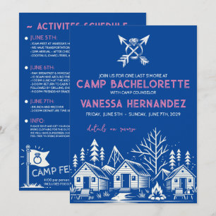 Invitation Camp Bachelorette
