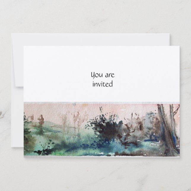 INVITATION CAMPAGNE DE MAREMMA / PAYSAGE TOSCANE (Devant)