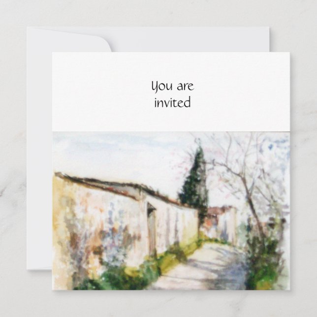 INVITATION CAMPAGNE DE TOSCANE (Devant)