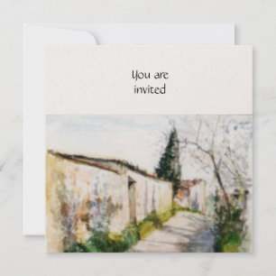 Invitation CAMPAGNE DU champagne TOSCANE