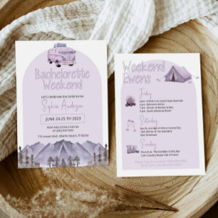 Invitation Camping Camping Camping Bachelorette