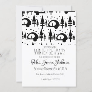 Invitation Camping-car pour enterrement de vie de jeune fille
