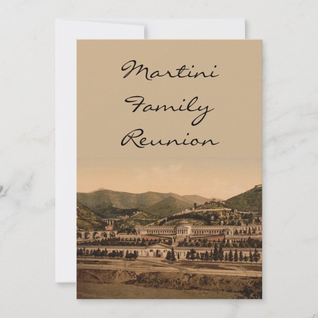 Invitation Campo Santo, Gênes, Ligurie, Italie (Devant)