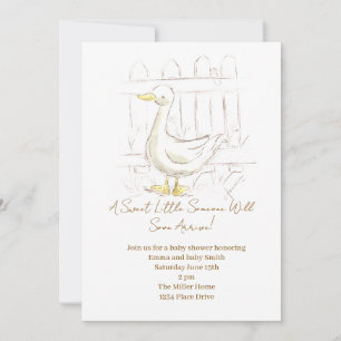Invitation Canard de conte de fées
