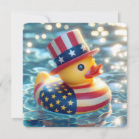 Canard en caoutchouc jaune patriotique pour une fê