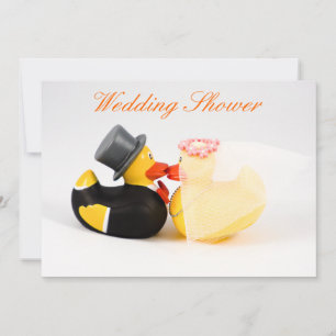 Invitation Canards de mariage - Salle de mariage