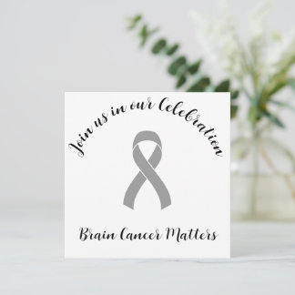 Invitation Cancer du cerveau Fin de l'invitation du Parti Che