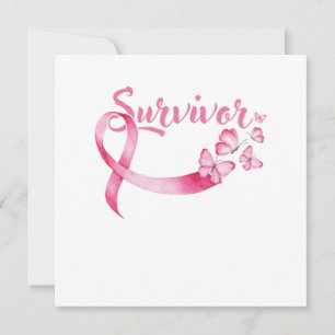 Invitation Cancer du sein Survivant Sensibilisation au cancer