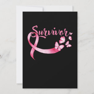 Invitation Cancer du sein Survivant Sensibilisation au cancer