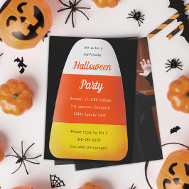 Invitation Candy Corn Enfants Halloween Party