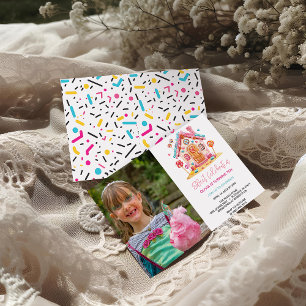Invitation Candyland Sweet Celebration photo de l'Anniversair