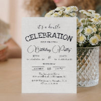 Canva classique double fête d'anniversaire