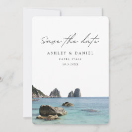 Invitation Capri Italie Mariage Enregistrer la Date