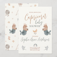 Capricorn Panneau Zodiac baby shower