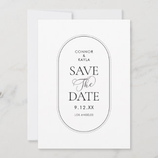 Invitation Capsule Outline Minimalist Elegant Enregistrer la 