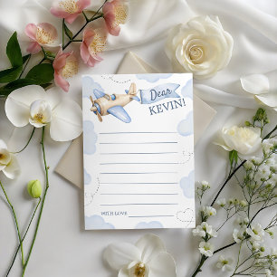 Invitation Capsule Temporelle d'Avion pour Anniversaire