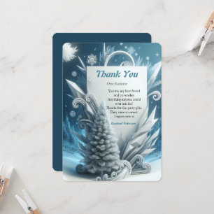 Invitation Capturer Art Hiver Scène & Cristaux de neige et de