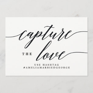 Invitation Capturez L'Instagram Love Sign - Script Moderne
