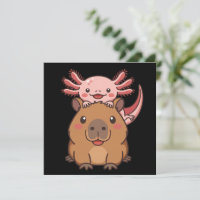 Capybara Axolotl Kawaii Amoureux des Animaux Jour